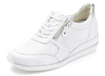 Waldläufer, leichte Damen-Sneaker, Weite H, mit herausnehmbarem Fußbett WEISS