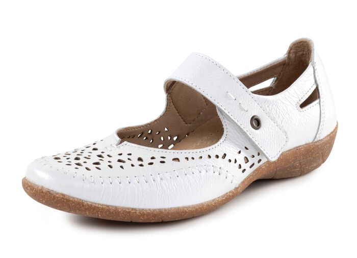 ELENA EDEN Slipper aus luftig durchbrochenem Leder 