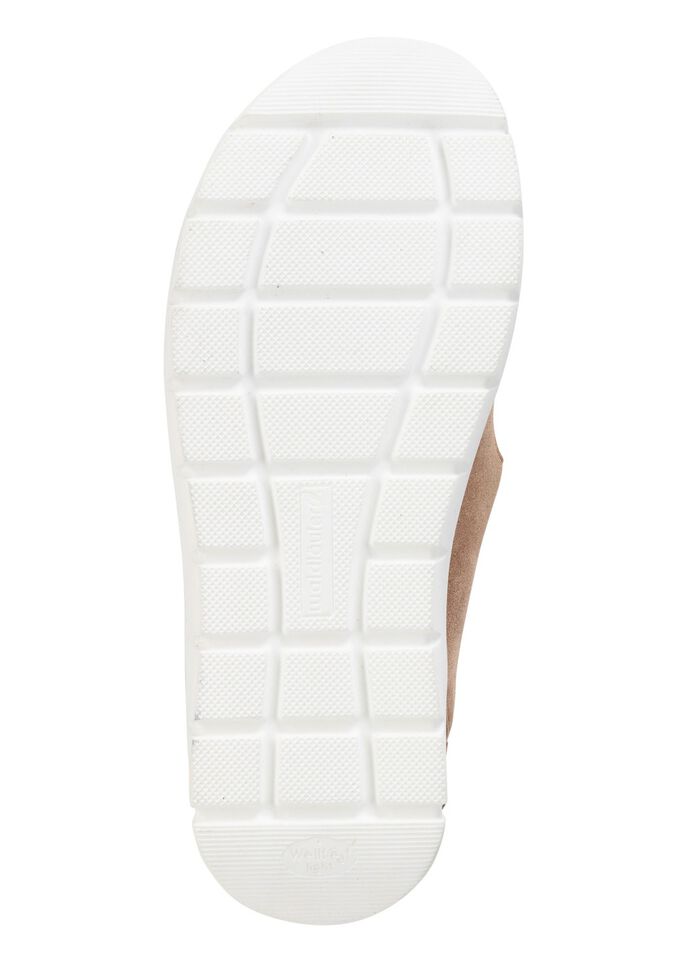 Waldl&auml;ufer Sandale aus Veloursleder CAMEL