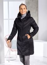 Kurzmantel mit fester Kapuze 