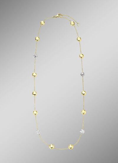 Wundersch&ouml;ne Anker-Halskette in Bicolor 