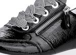 Remonte Sneaker mit effektvoller Schn&uuml;rung SCHWARZ