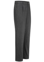 "Klaus Modelle"-Edeljeans mit Bundfalten in 2 Farben ANTHRAZIT