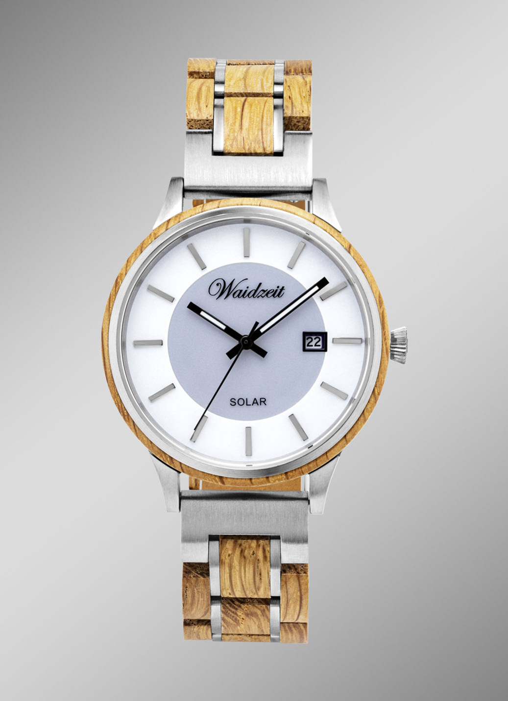 ▻ Waidzeit Solar-Herrenuhr MONA