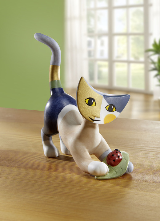 Wohnaccessoires - Goebel Katze aus hochwertigem Porzellan, in Farbe BUNT